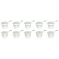thumbnail image 1 of Drevy 3042, Lot of 10 Japanese Plastic Water Ladles Bath Ladle Dipper Filipino Tabo Flat Bottom Bath Water , Made in Japan (10, White), 1 of 4