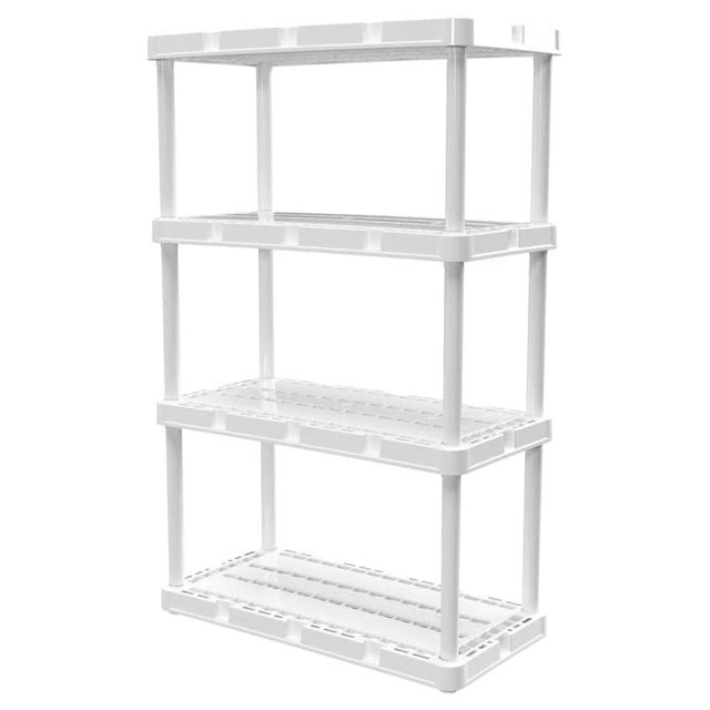 Drevy 4 Shelf KnectAShelf Ventilated Light Duty Storage Unit 24 x 12