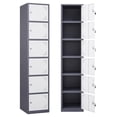 thumbnail image 1 of Drevy 6 Door Locker, Storage Lockers Cabinet with Keys, Lockable Locker Cabinet for Employees, School, Gym and Home Office, 1 of 6