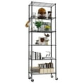 thumbnail image 1 of Drevy 6 Tier Wire Shelving Unit on Wheels, Storage Shelves for Garage Kitchen Living Room, Heavy Duty Shelving Rack, 21.26 x 11.42 x 72.05 inch (L x W x H), 1 of 8