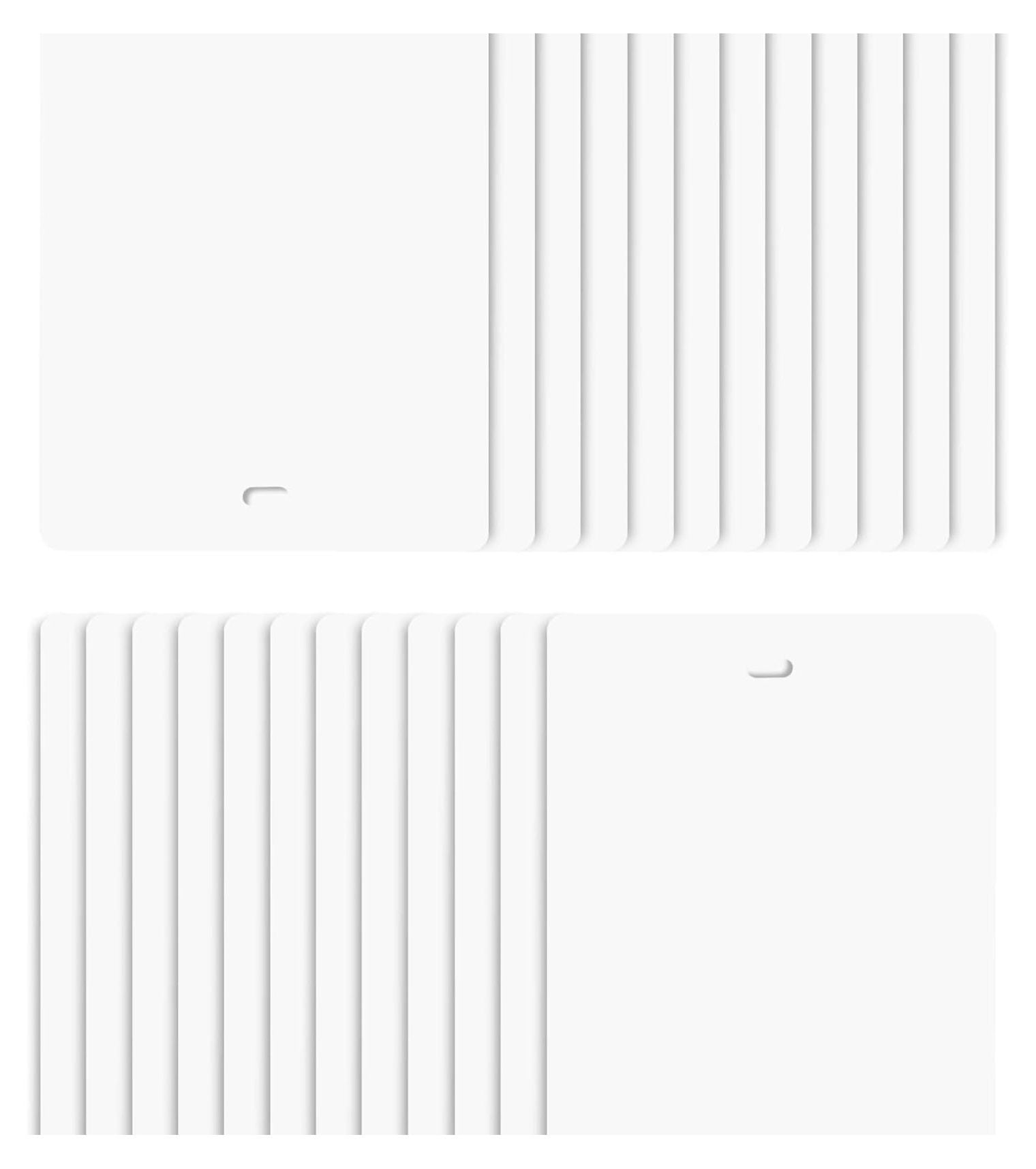 Drevy 82.5" White Vertical Blinds Replacement Slats Sliding Door Window