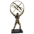 thumbnail image 1 of Drevy Atlas Carrying The Celestial Spheres Statue 9 Inch Tall, 1 of 3