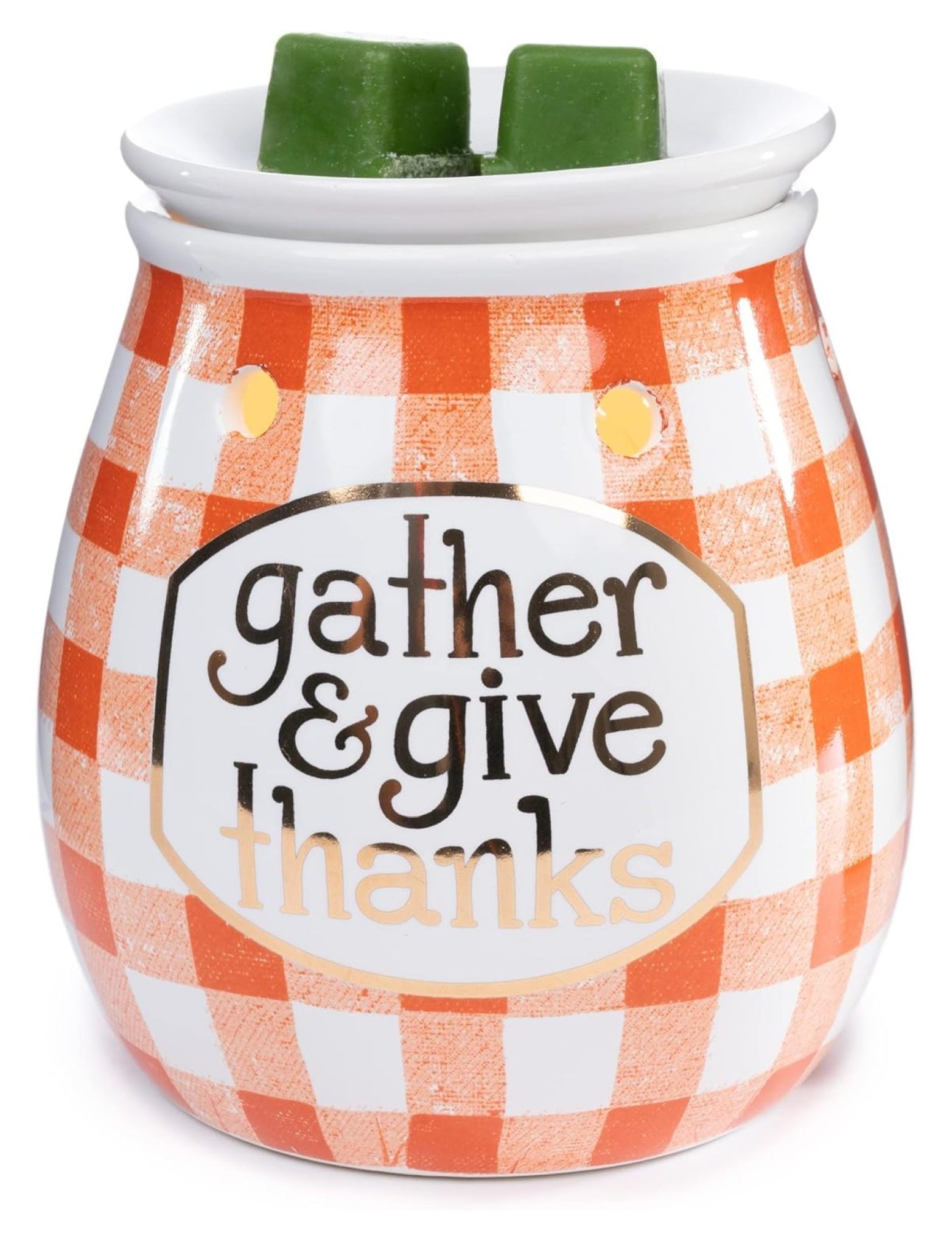 Drevy Autumn Collection - Scented - Thankful Season Wax Cube Melter & Burner - Electric Fall Fragrance Home Air Freshener Thanksgiving Gift Gather Warmer
