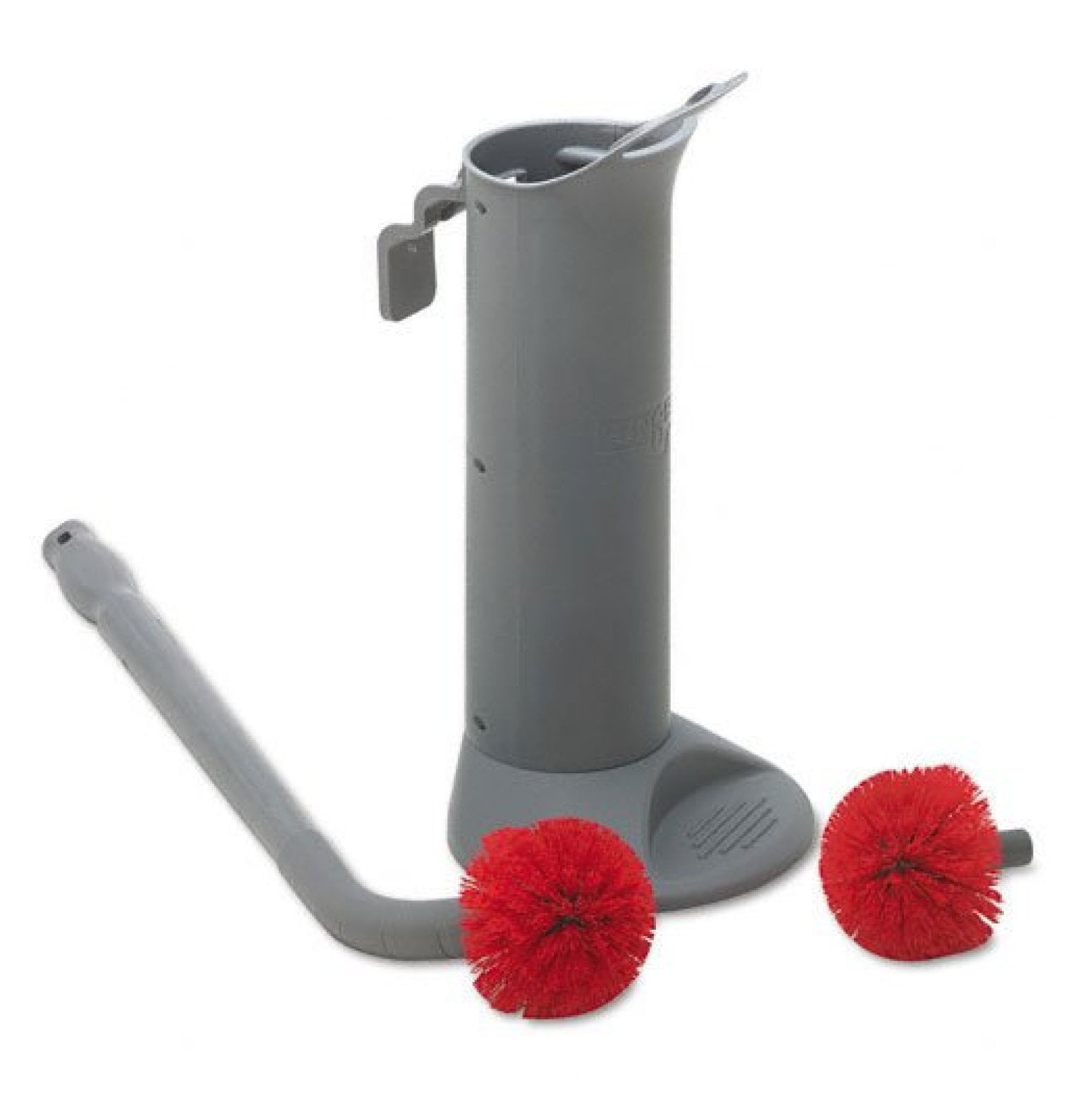 Drevy BBWHR 3.5" Ergo Toilet Bowl Brush System with 26" Brush Head Long Handle Holder (Case of 5