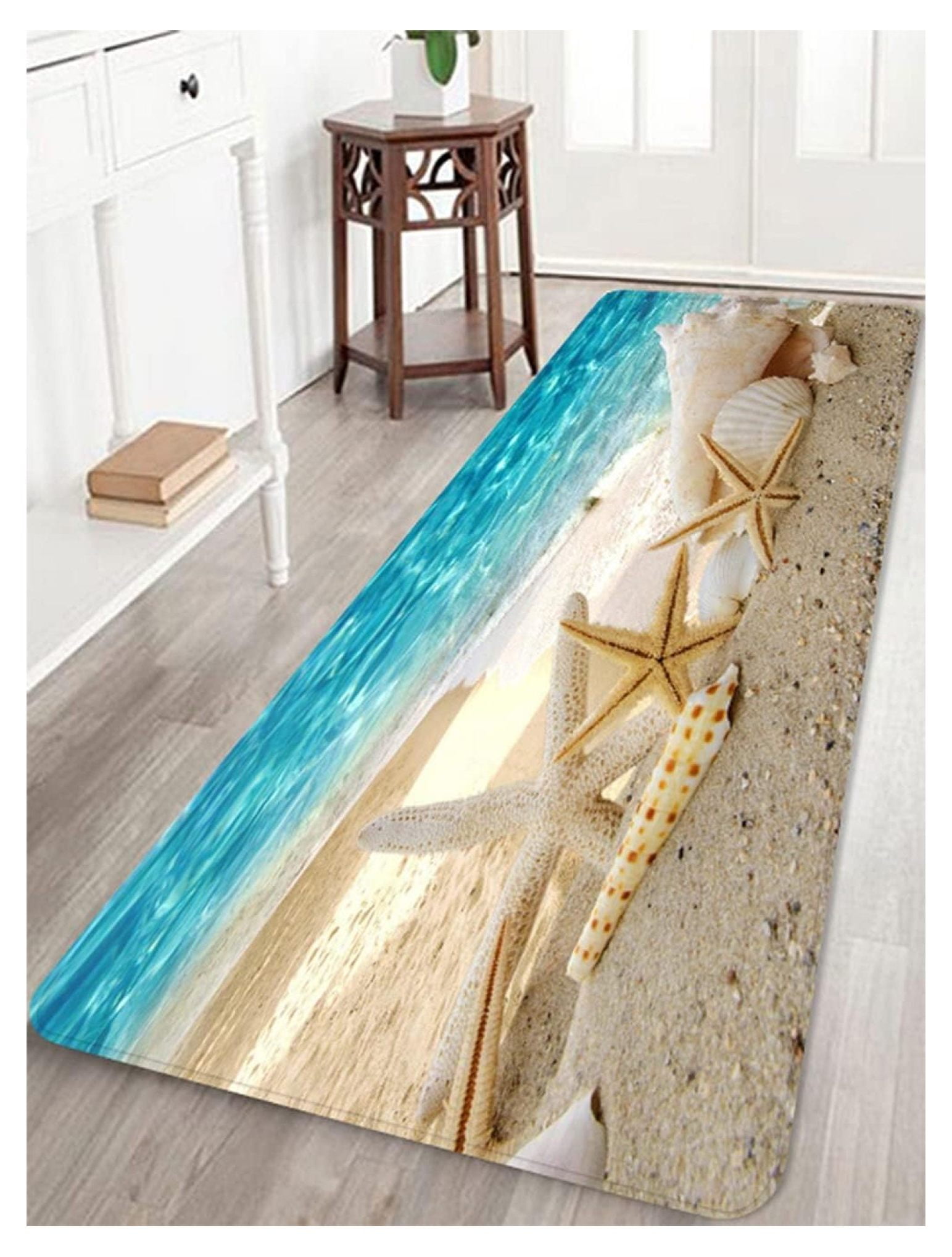Drevy Bathroom Rug,Non Slip Soft Absorbent,Memory Foam Bath Runner Mat