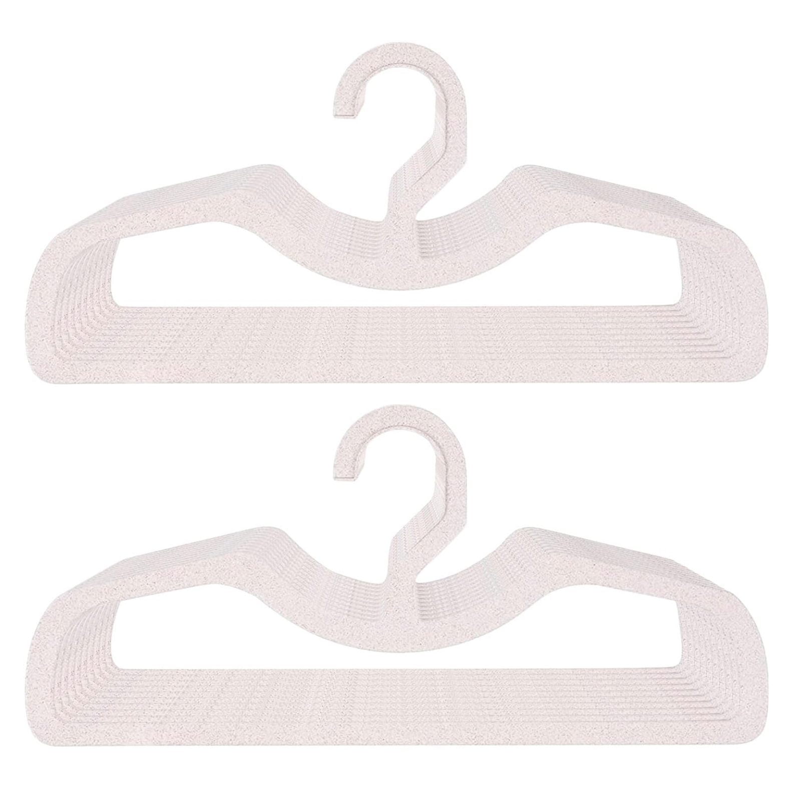 Drevy BioHangers, Sustainable Flaxseed Space Saving Clothes Hangers