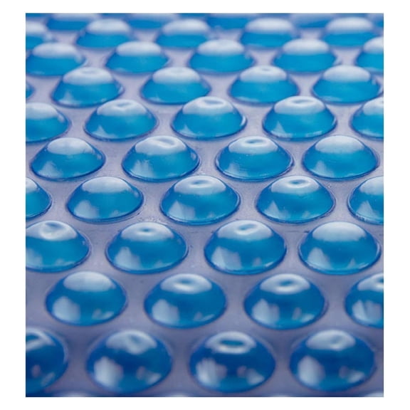Drevy Blue 8-Foot Round Solar Cover | 1600 Series | Heat Retaining Blanket for In-Ground and Above-Ground Round Swimming Pools | Use Sun to Heat Pool Water | Bubble-Side Facing Down in Pool