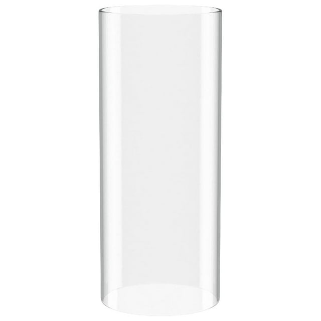 Drevy Borosilicate Glass, Clear Candle Holder, Glass Chimney for Candle