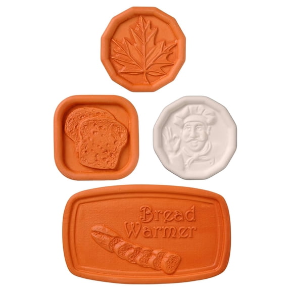 Drevy COOKS HELPER 4 PIECE COLLECTION - Brown Sugar Keeper, Bread Saver, Pot Minder, Bread Warmer The Perfect Hostess Gift or Party Favors!