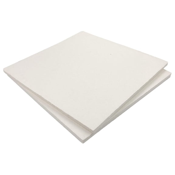 Drevy Ceramic Fiber Board Insulation, 2300F-Rated, 20" x 20" x 3/4", Pack of 2, for Boiler, Stove, Forge, Kiln, Baffle Board, 1023