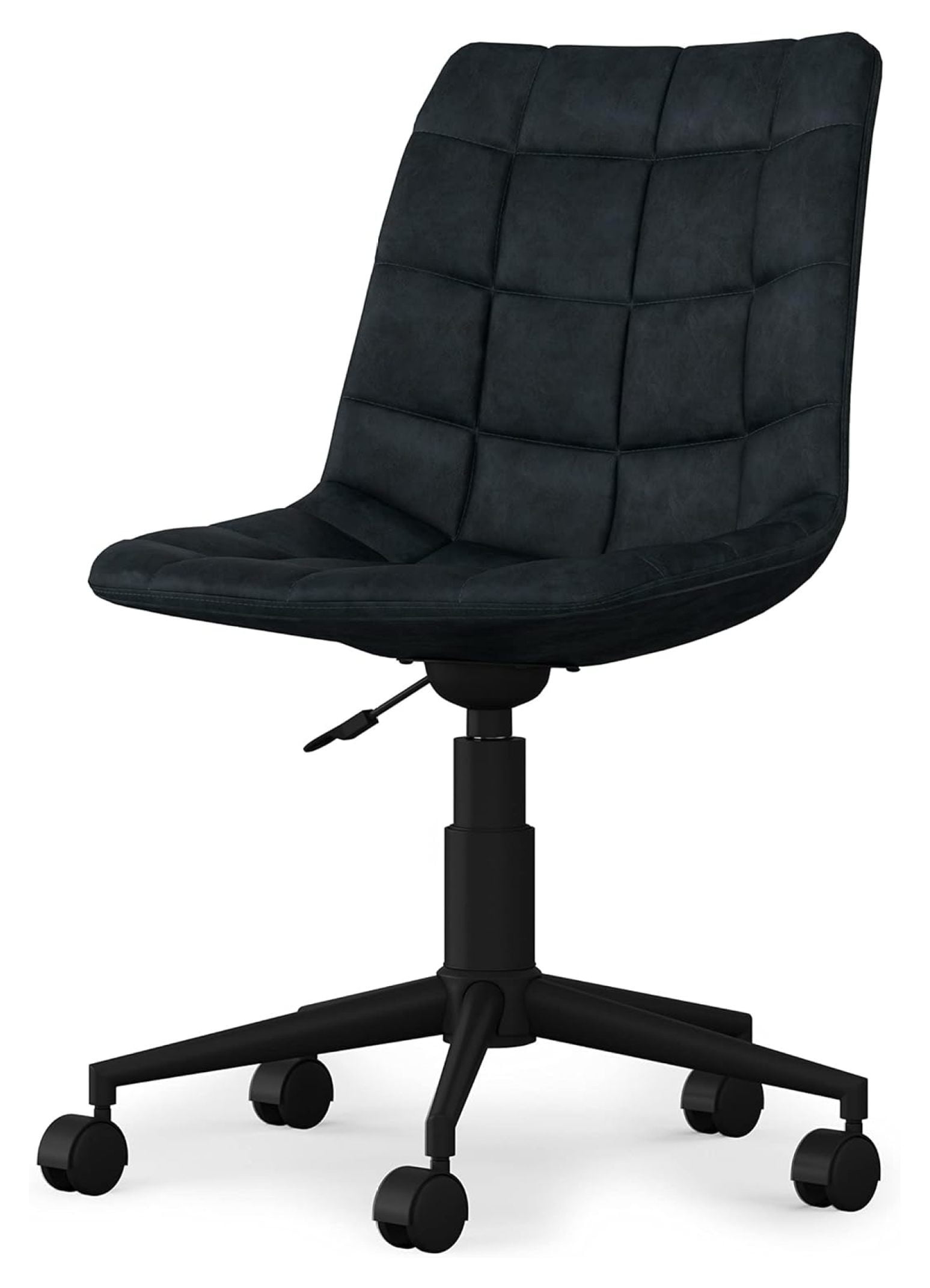 Chambers Distressed Blue Faux Leather Swivel Executive Chair