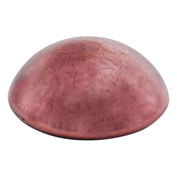 Drevy Designs Glass Toadstool Mushroom Gazing , Plum