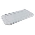 thumbnail image 1 of Drevy Disposable Aluminum Lid Cover for Third 1/3 Size Aluminum Steam Table Pan (Pack of 100), 1 of 3
