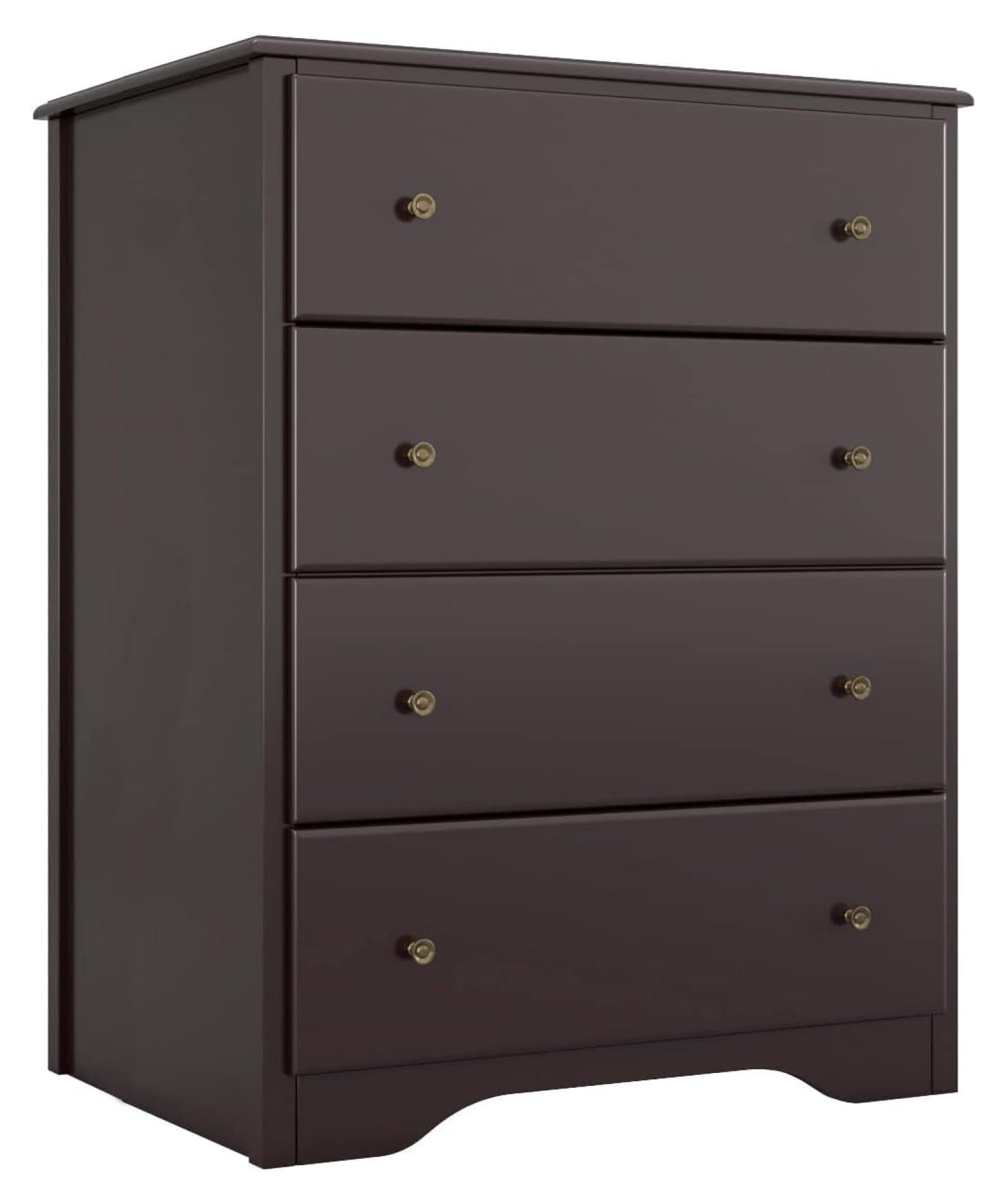 Drevy Dresser with 4 Drawers, Dressers for Bedroom, Chest of Drawers ...