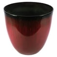 thumbnail image 1 of Drevy EPR18-105 18" x 18" x 16.50" Egg Shaped Red Plant Planter, 1 of 5