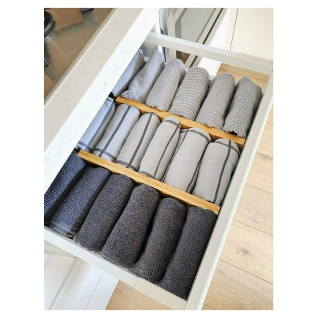 Drevy Expandable Bamboo Drawer Dividers