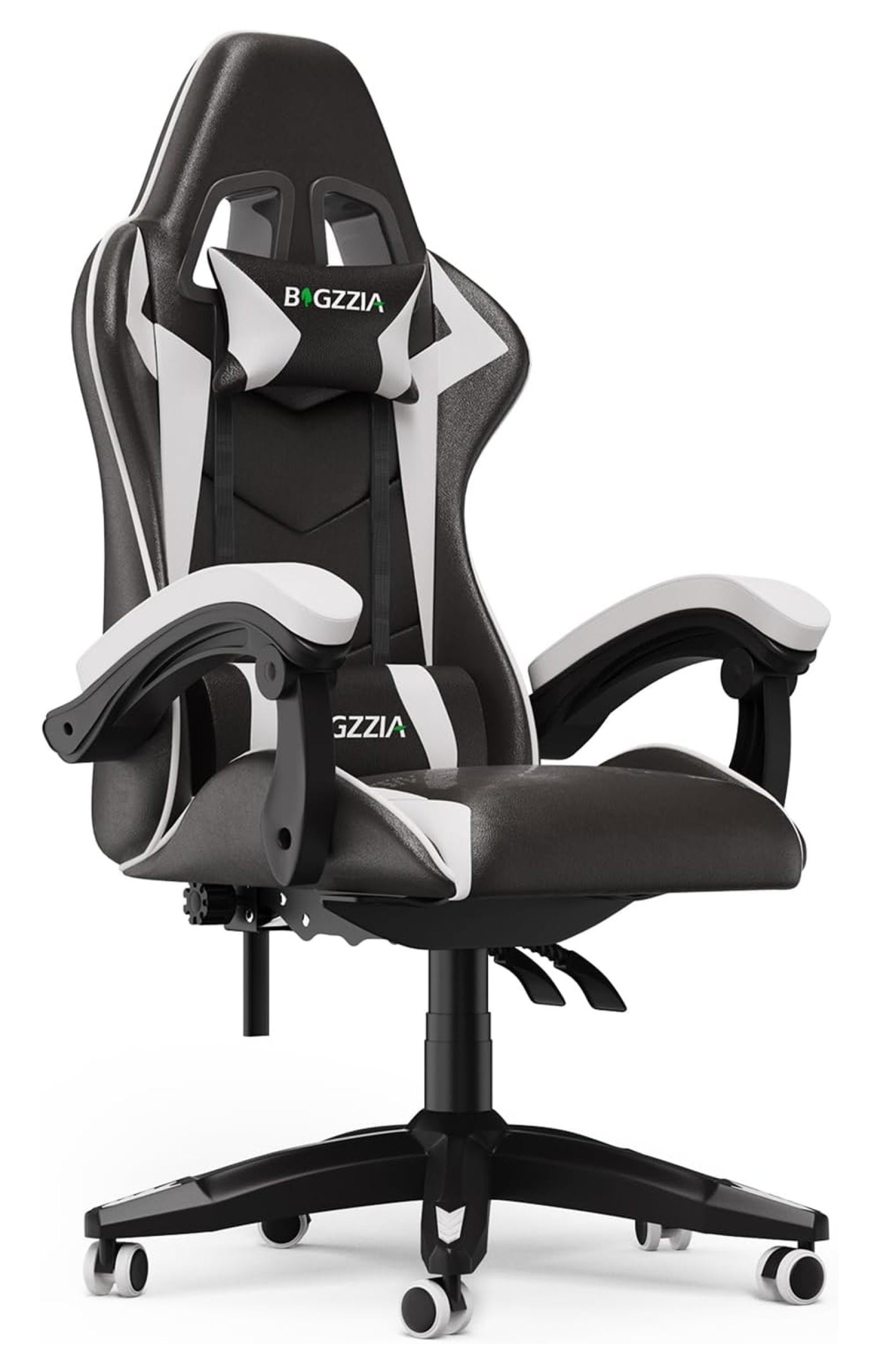 Drevy Gaming Chair Office Chair Reclining High Back Leather Adjustable
