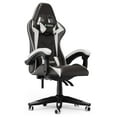 Drevy Gaming Chair Office Chair Reclining High Back Leather Adjustable