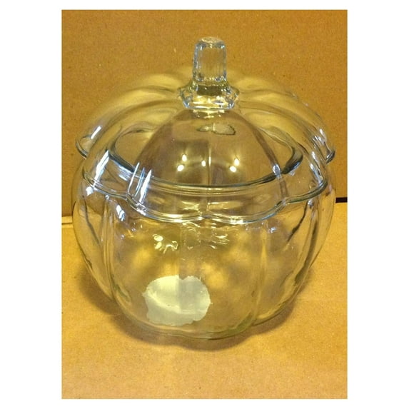 Drevy Glass 2 Liter Pumpkin Candy Jar
