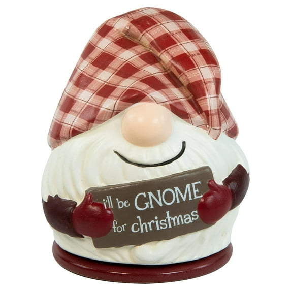 Drevy Gnome Collection, Scented Wax Cube Melter, Electric Fragrance Burner Wickless Candle Air Freshener Full Size Indoor Home Décor All Year House Decoration (Gnome For Christmas)
