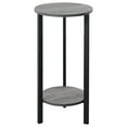 thumbnail image 1 of Drevy Graystone 31" Plant Stand, Weathered Gray / Black,Melamine, 1 of 6