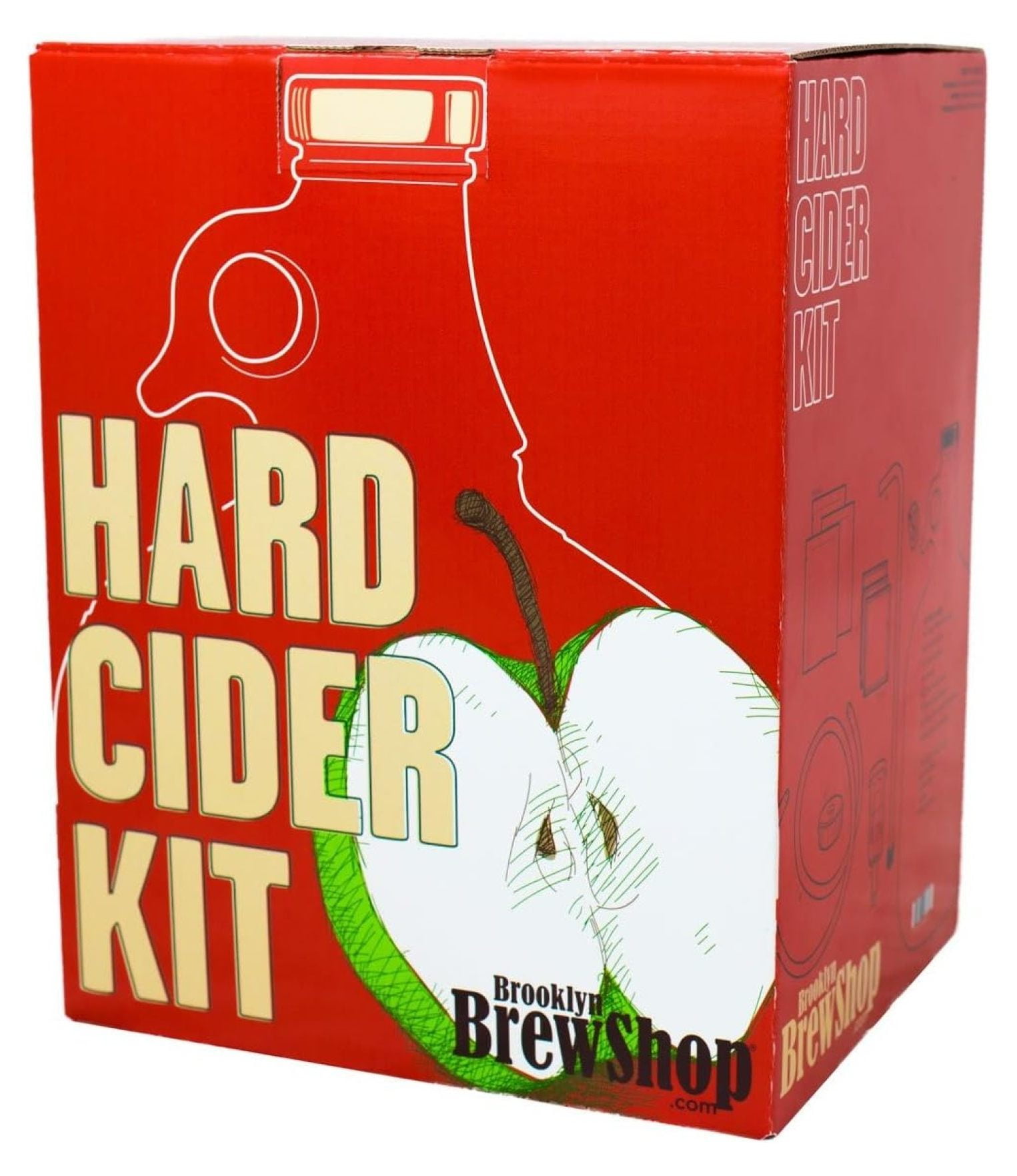 Drevy Hard Cider Making Kit Starter Set with Reusable Glass Fermenter