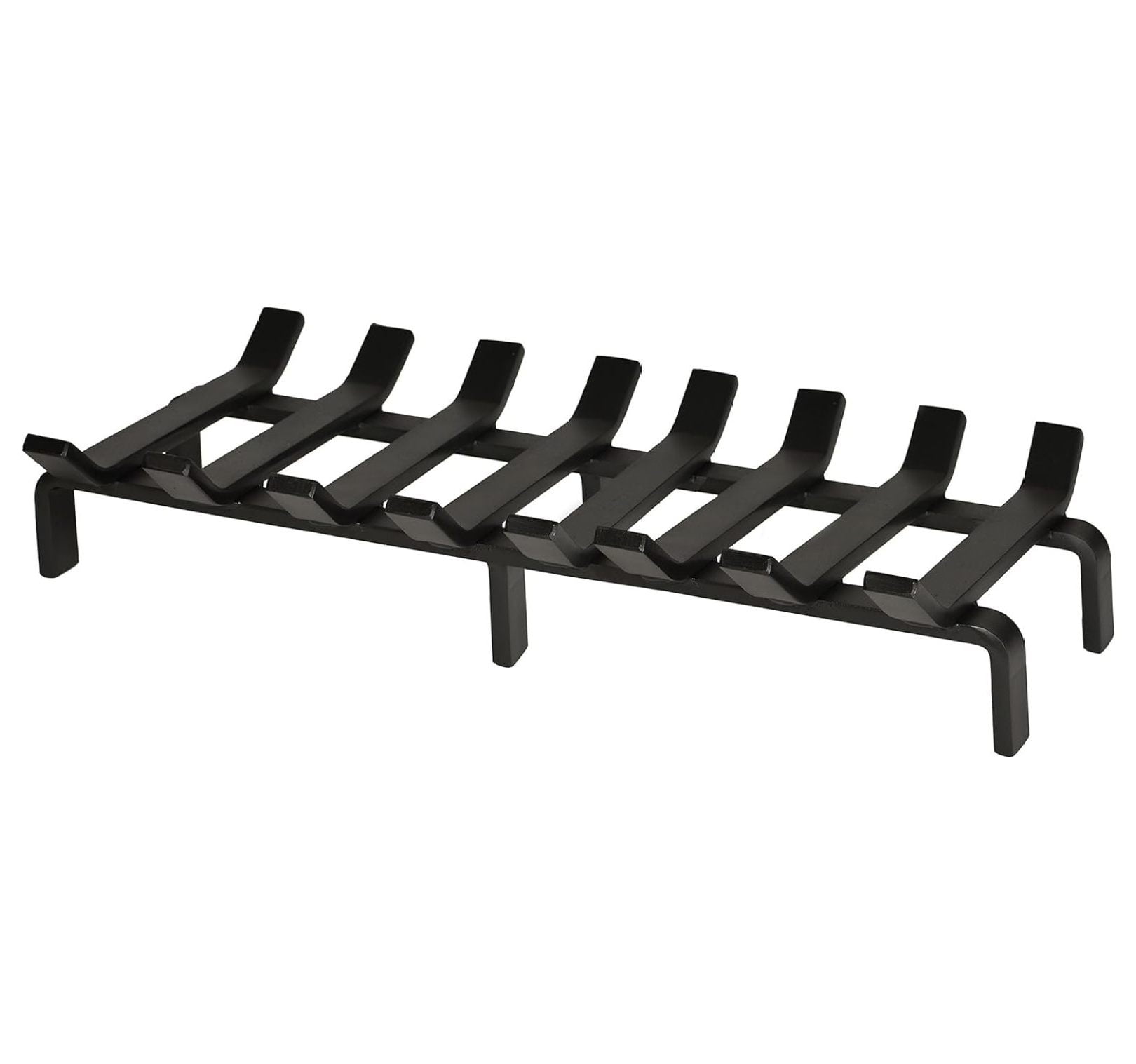 Drevy Heavy Duty 20 x 10 Inch Steel Grate for Wood Stove & Fireplace - Made in The USA