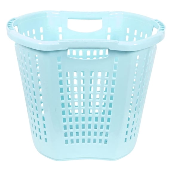 Drevy - Heavy Duty Deluxe Garden Basket, Laundry Basket, 1 Bushel Basket, Made In USA (Blue)