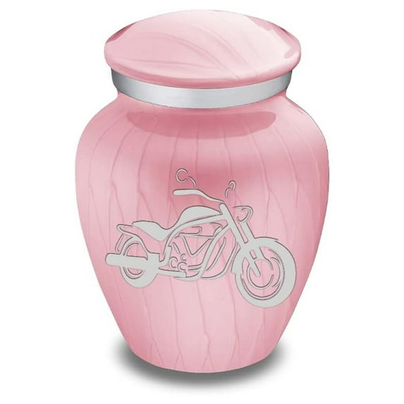 Drevy Keepsake Motorcycle Cremation Urn (Pearl Light )