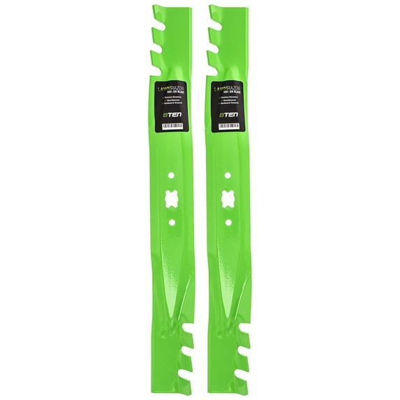 Drevy LawnRAZOR Mower Blade for MTD Cub Cadet Troy Bilt CC999ES CC99M SC500E 942-0741A 942-0741 742-0741 (Mulching) 2 Pack