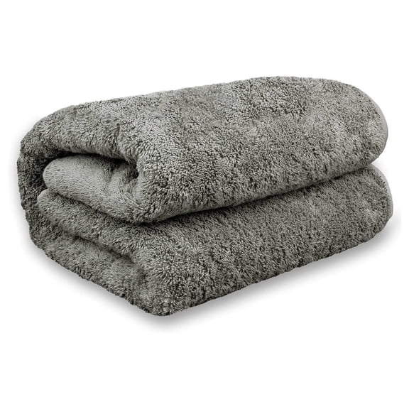 Drevy Luxury Hotel & Spa Towel Turkish Cotton Oversized Bath Sheets - Gray - (40x80 inches, Set of 1)