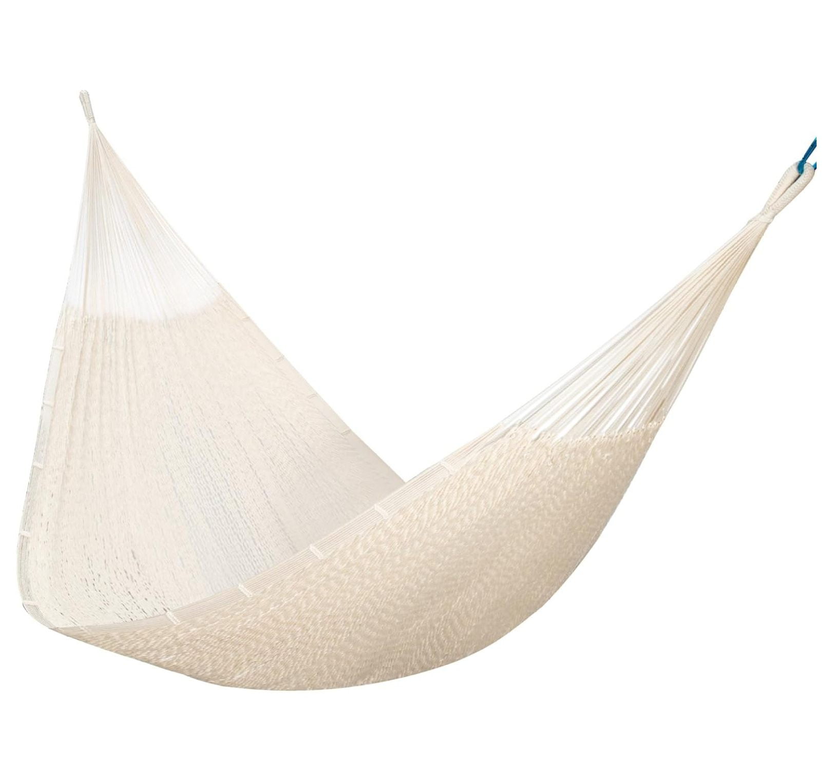 Drevy Mayan Hammock, Handwoven XL Thick Soft Rope Hammocks for Outdoor Indoor, Max 600 lbs