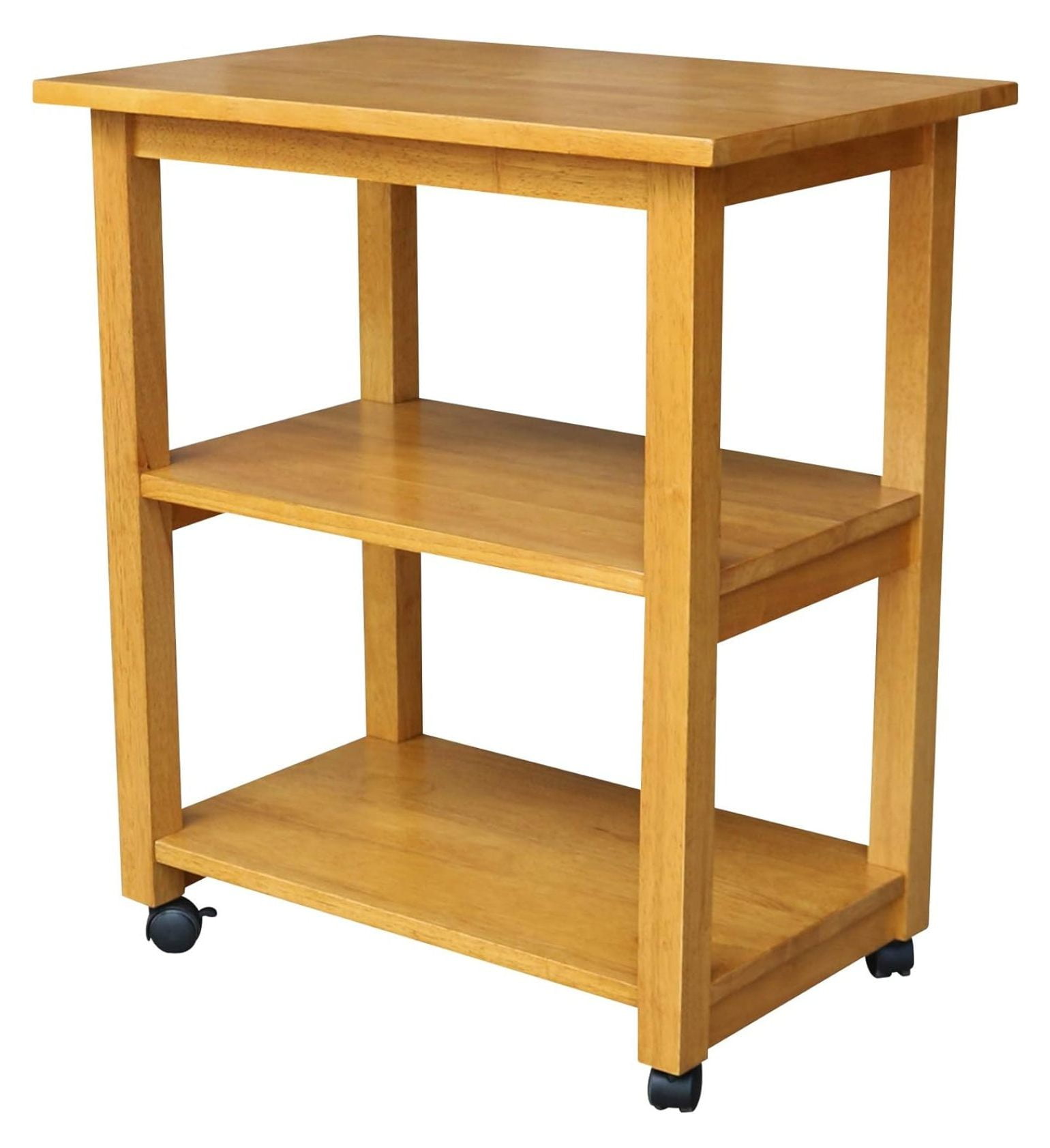 Drevy Medium Microwave Cart, Oak