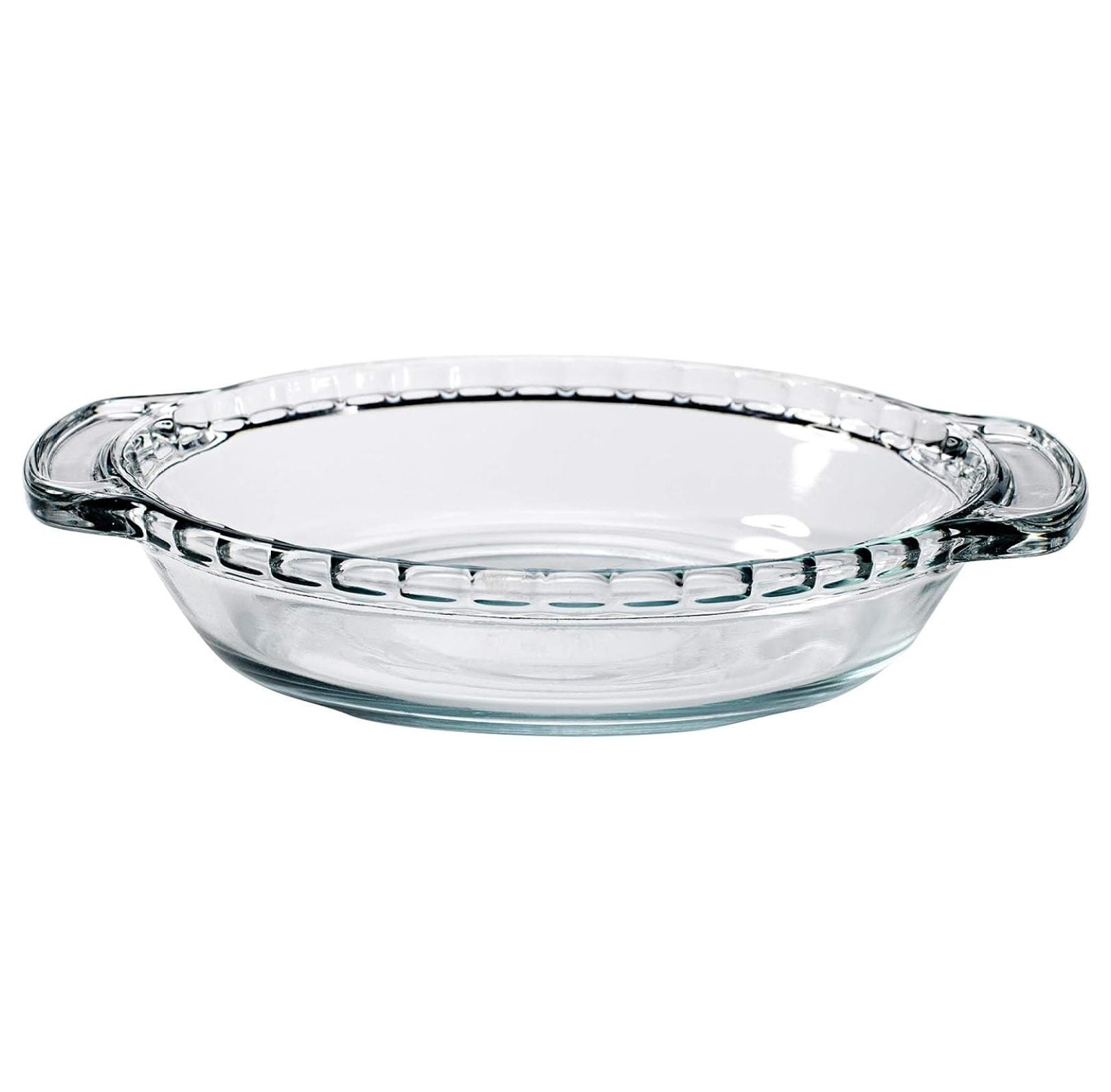 Drevy Mini Pie Plate Oven Basics, Glass, 6Inch, Clear