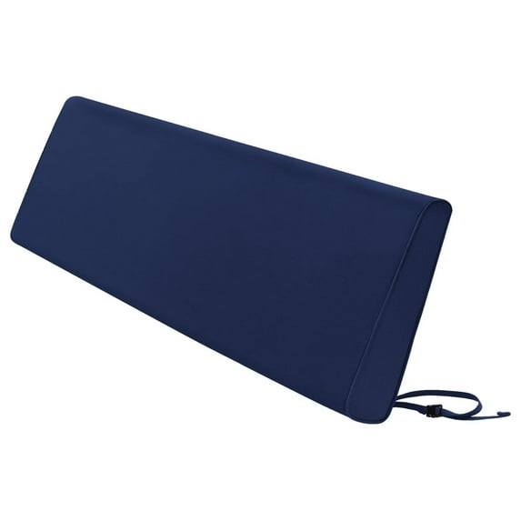 Drevy Outdoor Bench Cushion 59 x 16 Inch Waterproof Patio Furniture Cushions Seat Cushion/Back Cushion Dual Purpose 3-Year Color Fastness Garden Sofa Settee Couch Swing Lumbar Pads, Blue