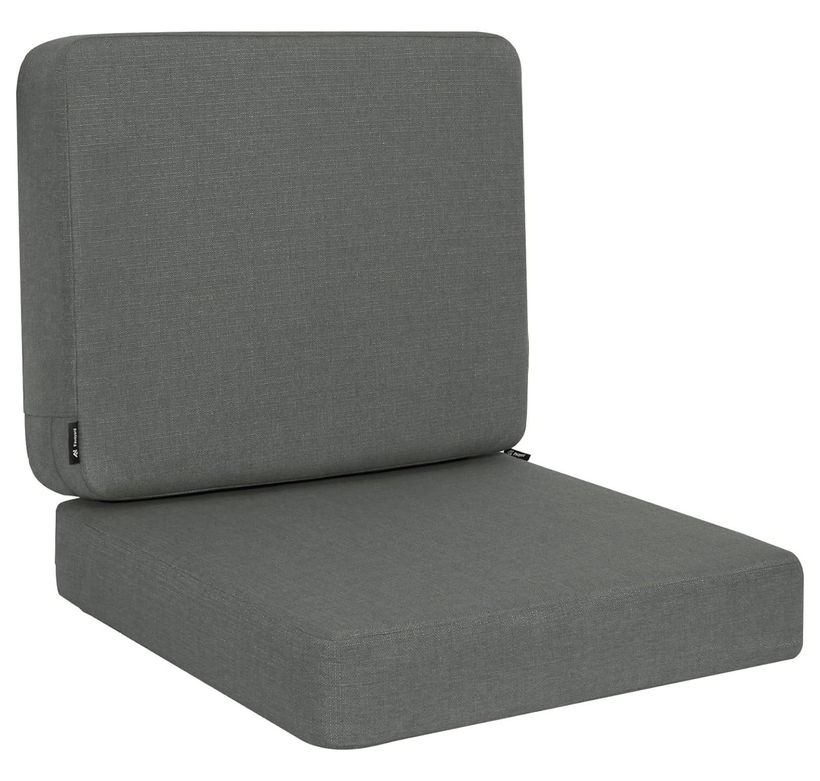 Drevy Outdoor Deep Seat Cushion Set, 22 x 22 Inch Rainproof & 3Year