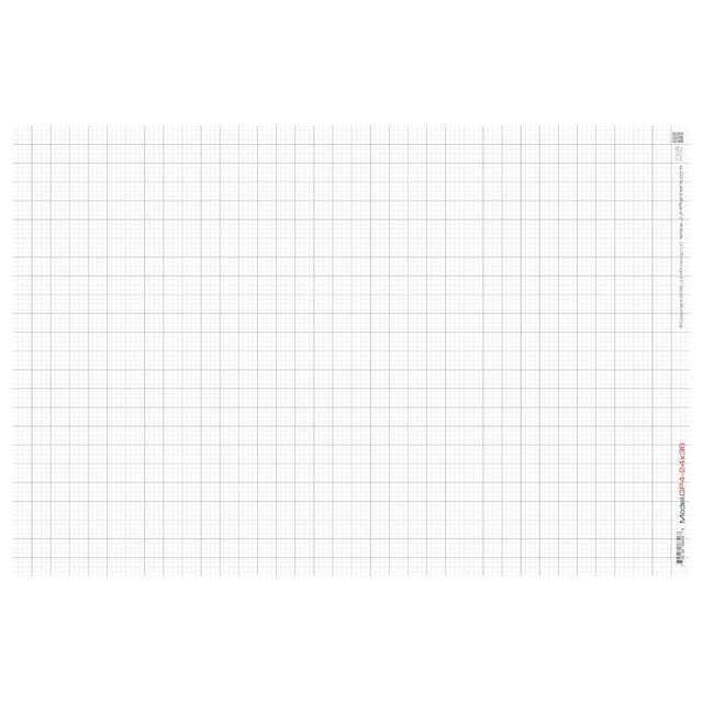 Drevy Paper 24" x 36" Large Graph Paper 1" and 1/4" Ruled (PGP4