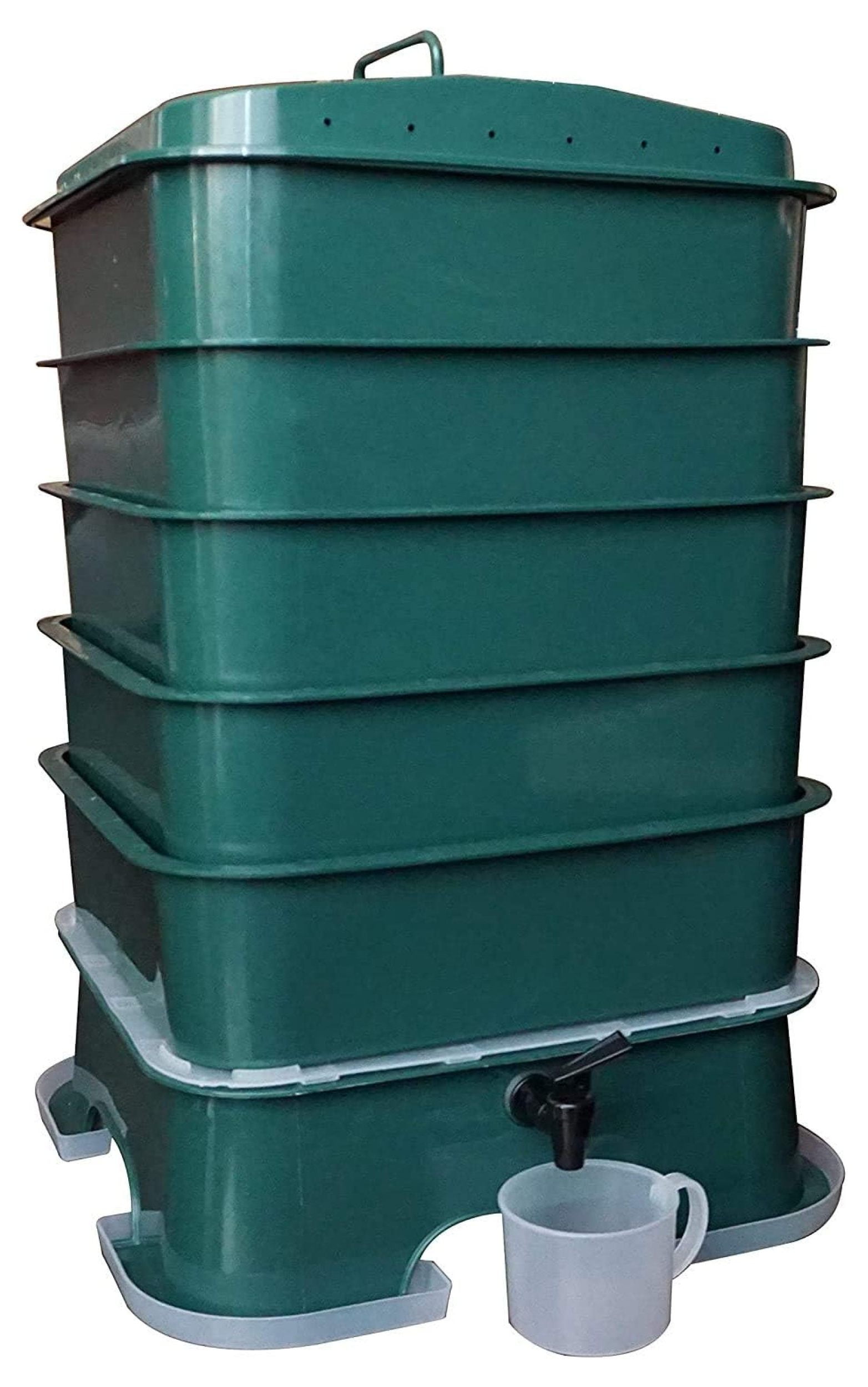 Drevy Plus 5-Tray Worm Compost Bin  Easy Setup and Sustainable Design