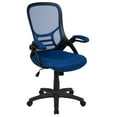 thumbnail image 1 of Drevy Porter High Back Mesh Ergonomic Swivel Office Chair with Lumbar Support, -Up Arms, Tilt Lock/Tilt Tension, Height Adjustable, Blue/Black Frame, 1 of 8