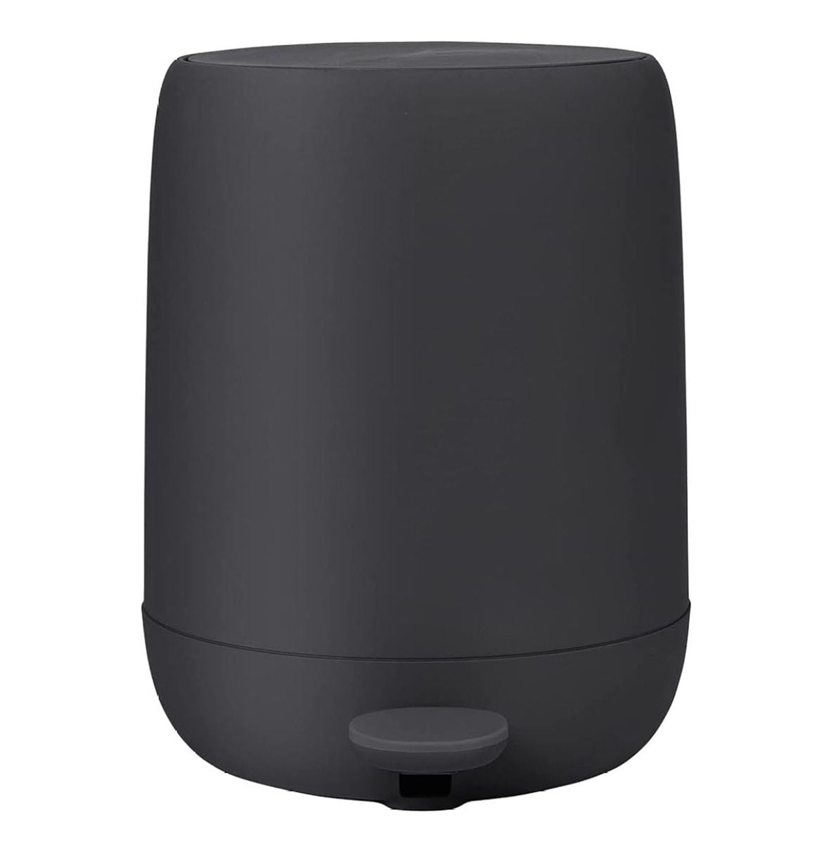 Magnet Charcoal Soft-Close Round Pedal Bin 0.8 Gallon