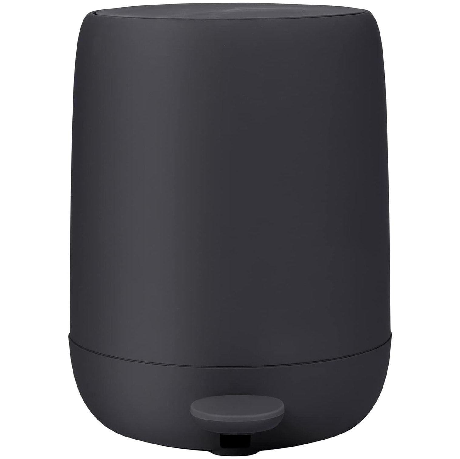 Magnet Charcoal Soft-Close Round Pedal Bin 0.8 Gallon