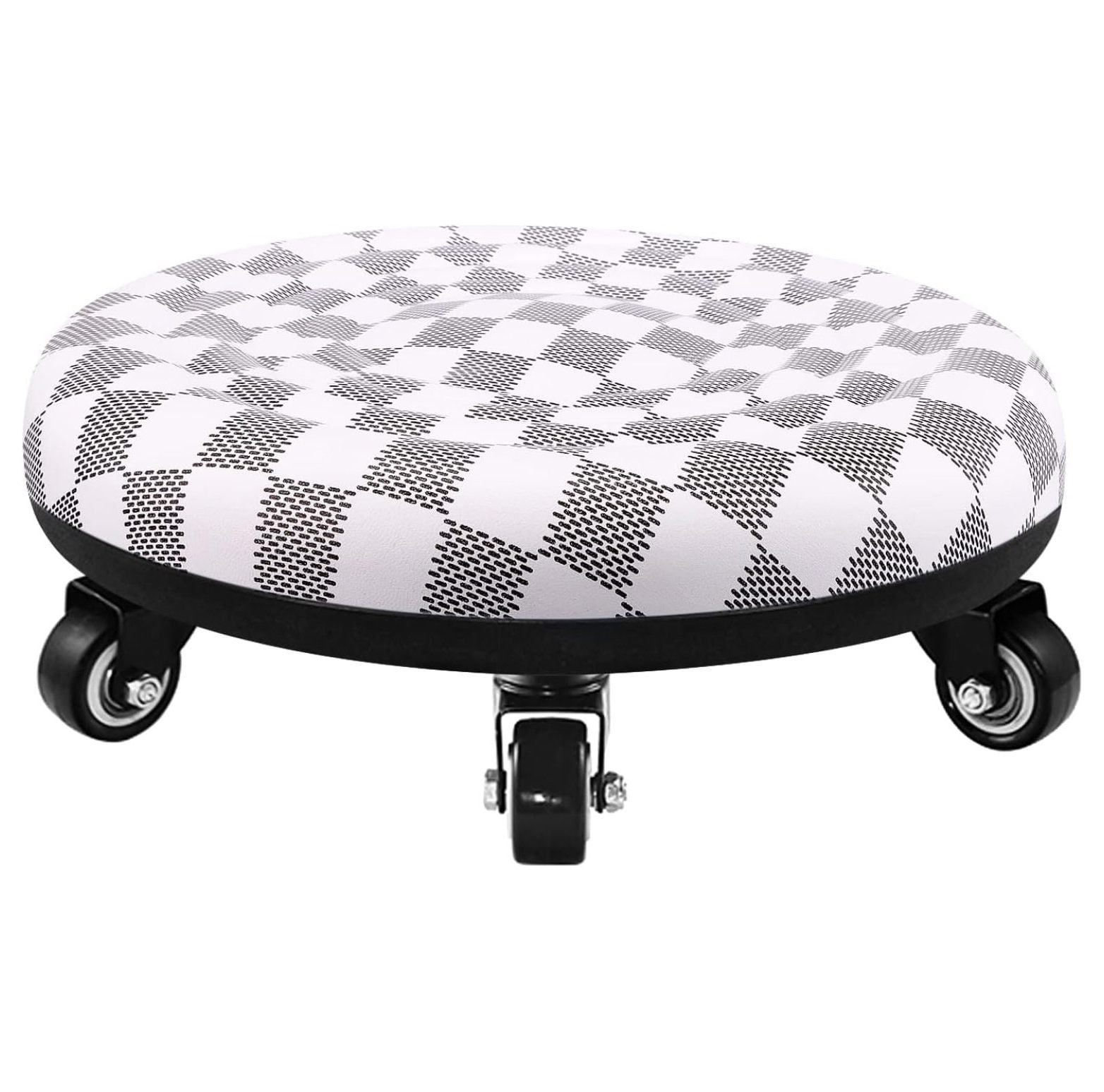 Drevy Small Seat Stool Low Rolling Stools on Wheels Swivel Seat Stools ...