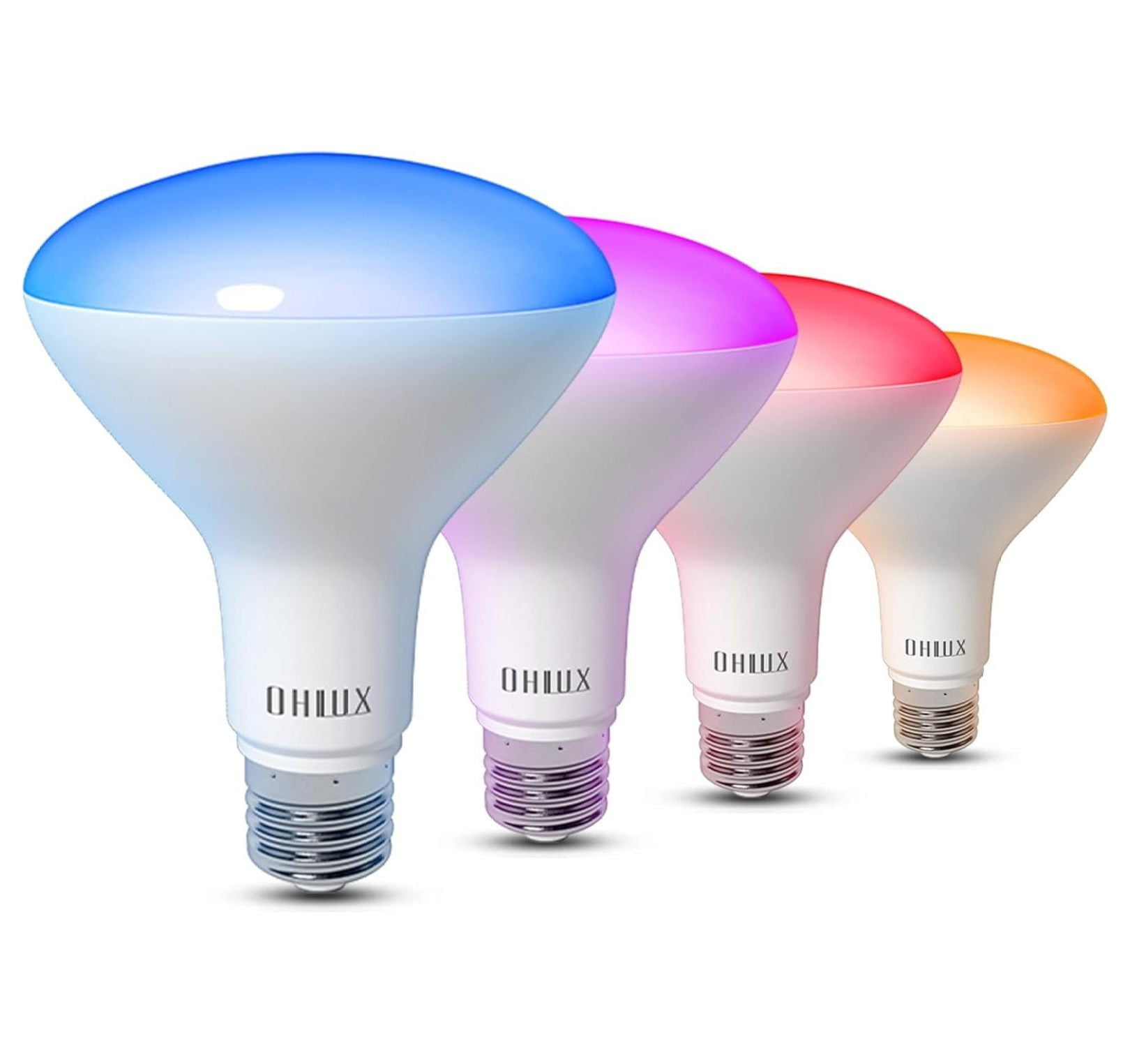 Drevy Smart BR30 Light Bulbs Compatible with Alexa, Dimmable RGBCW