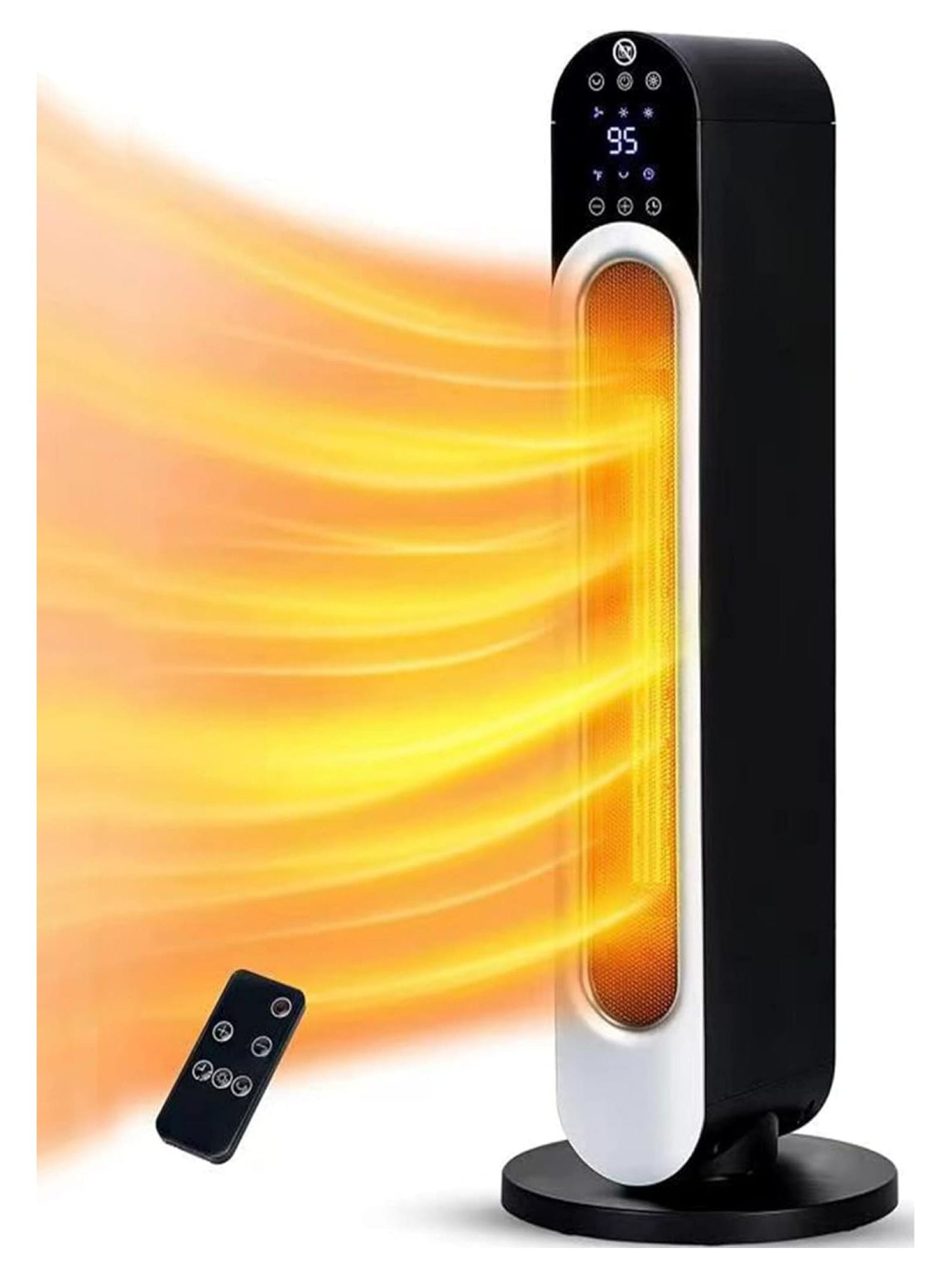 Drevy Space Heater Large Room, 29’’ Ceramic Tower Heaters with , Adjustable Thermostat