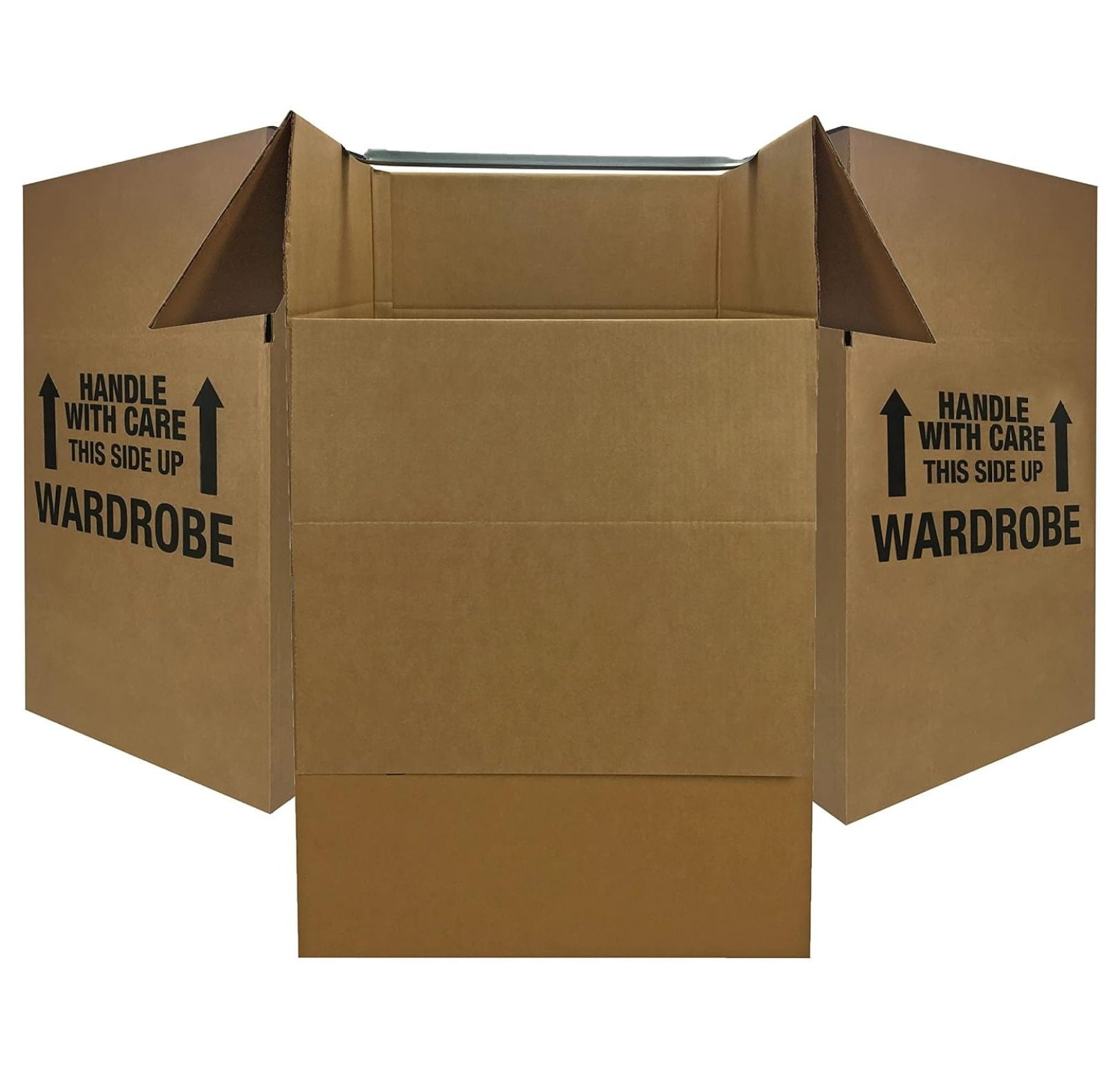 Drevy Space Savers Wardrobe Moving Boxes With Hanger 20" x 20" x 34" (3 Pack)
