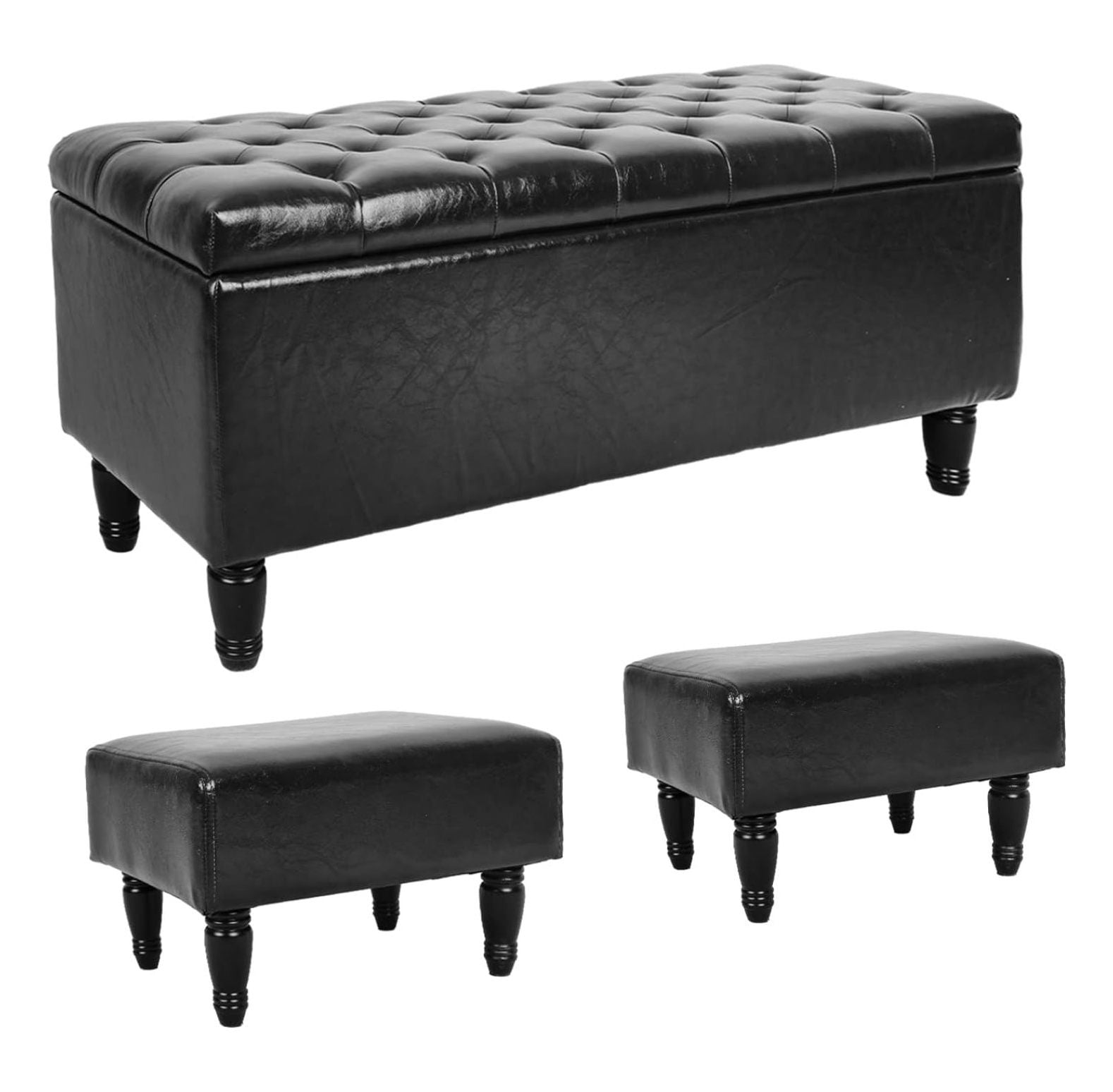 Drevy Storage Bench for Bedroom End of Bed, End of Bed Storage Bench ...