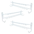 thumbnail image 1 of Drevy Wall Mount Tie and Belt Rack Organizer, White (3 Pack)…, 1 of 5