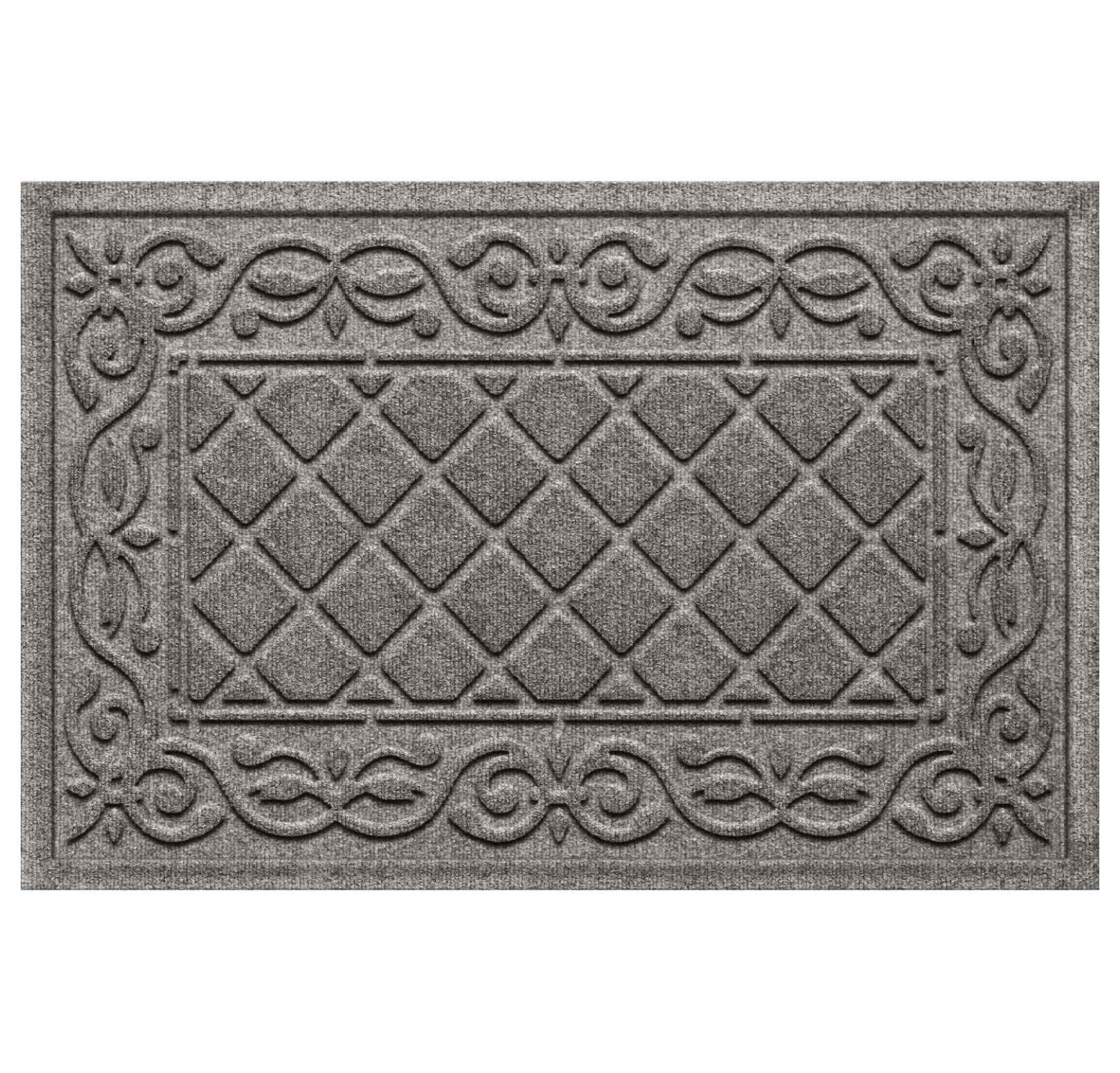 Drevy Waterhog Door Mat, 2' x 3' Made in USA, Durable and Decorative