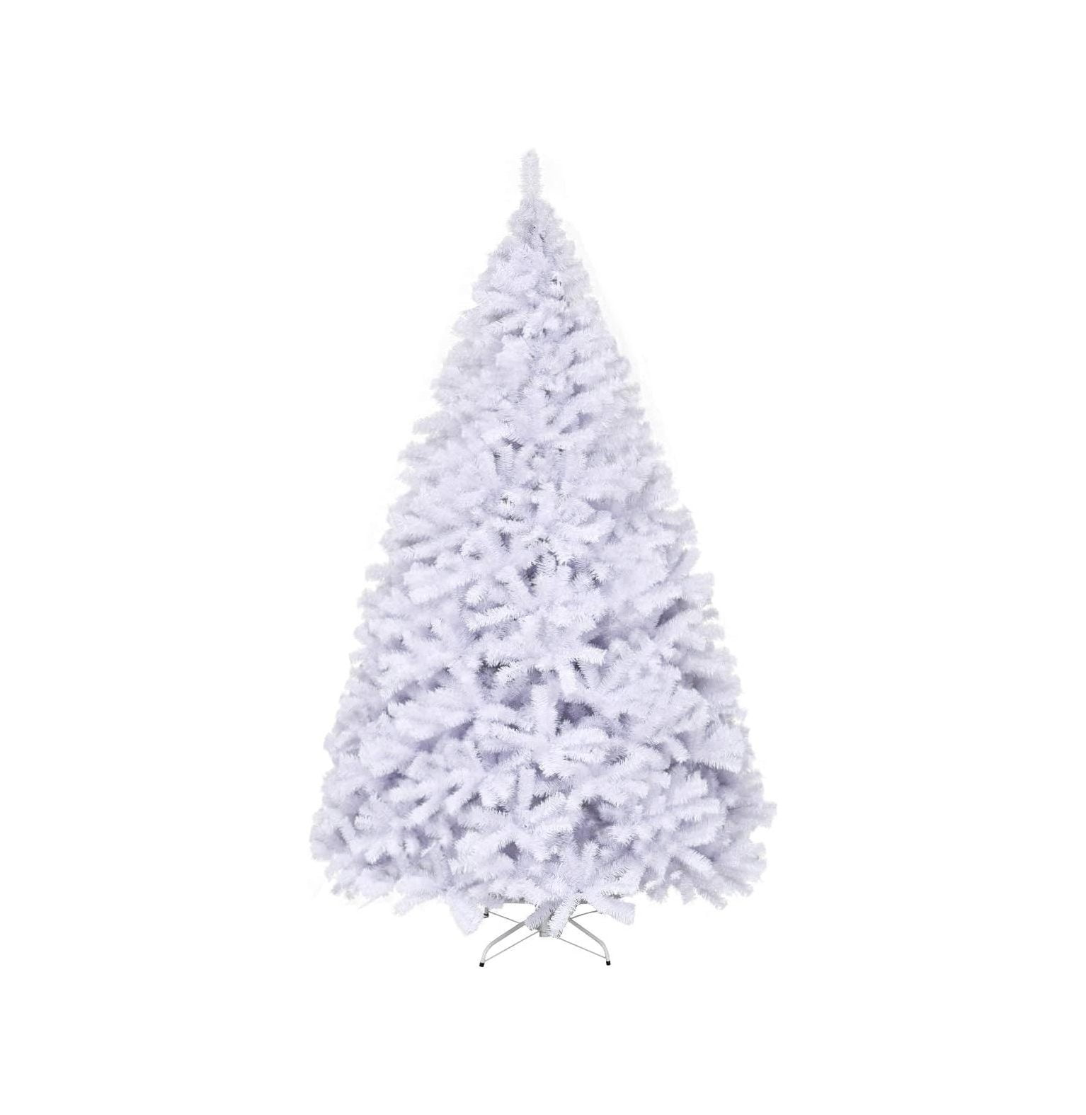 Drevy White Christmas Tree, Classic Pine Christmas Tree, Artificial