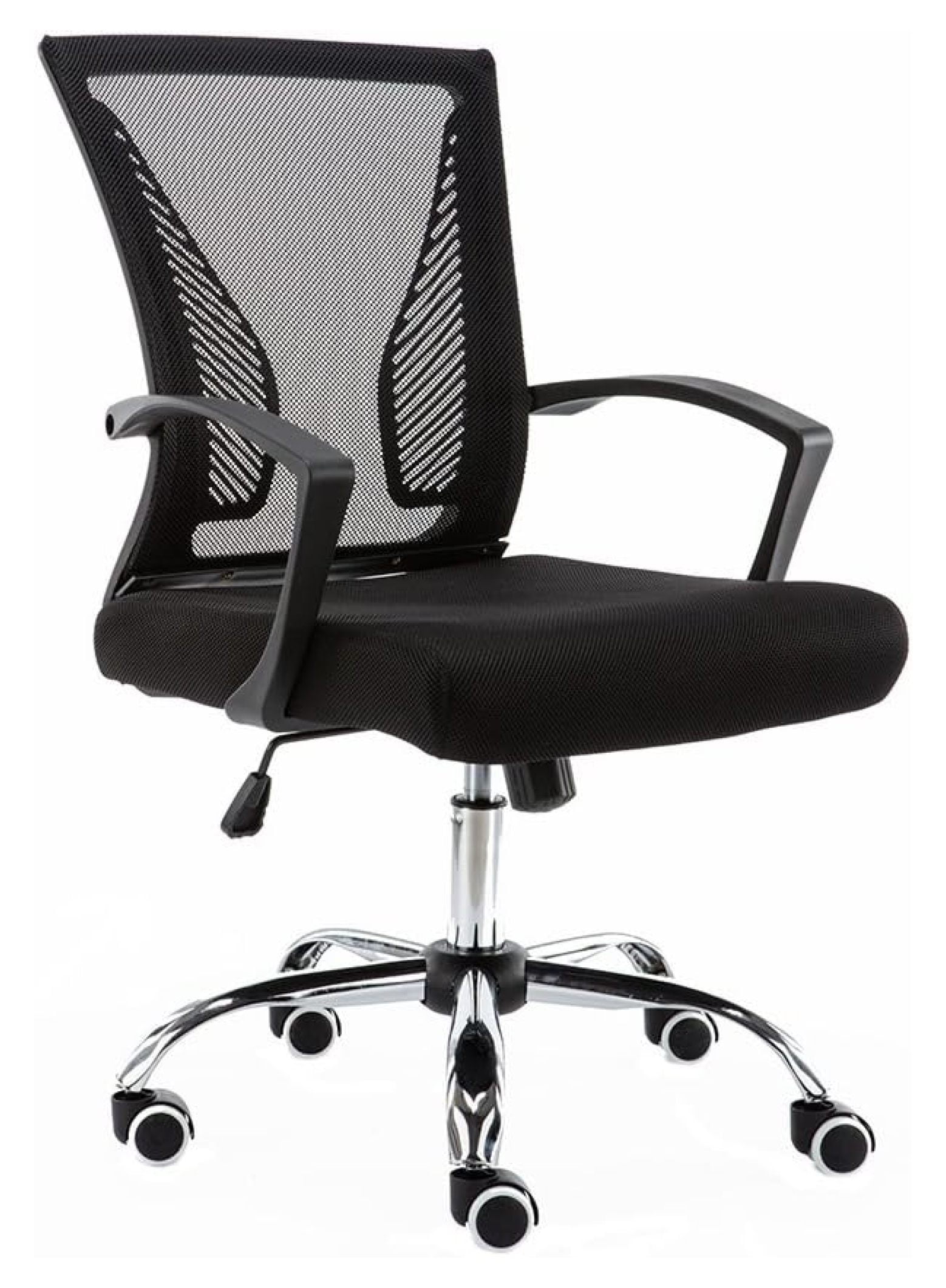Black Mesh Mid-Back Swivel Task Office Chair
